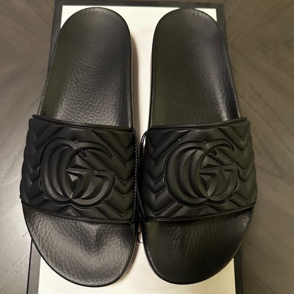 AUTHENTIC Brand New Gucci Slides Men\'s Size 10.5 main image 9